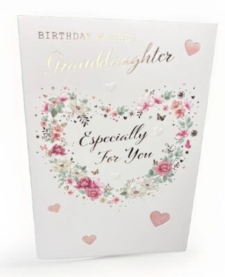 MISCELLANEOUS Birthday Wishes Granddaughter Especially For You Birthday Card