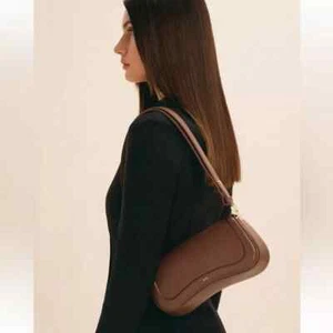 New JW Pei Joy Faux Leather Shoulder Bag, Brown, Brand New With Tags - Picture 1 of 6