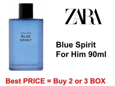 ZARA Man Blue Spirit  EDT 90ml For him HOMME  Eau de toilette - Bild 1 von 2