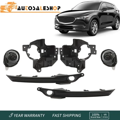 For Mazda CX-5 2017 2018-19-2020 2021 LED Clear Fog Lights Left+Right Pair - Image 1 of 4