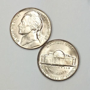 1949 UNCIRCULATED JEFFERSON NICKEL CHOICE TO GEM BU - Picture 1 of 2