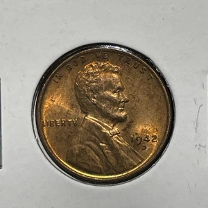Centavo Lincoln 1942-D 1C RD F5168 - Imagen 1 de 2