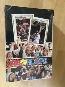 NBA HOOPS 1991-92 Series 1 Basketball Trading Cards Sealed Box - Picture 1 of 7