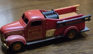 3¾" Fire Truck 1948 Task Master By High Speed Red Firetruck Rescue Loose - Picture 1 of 9