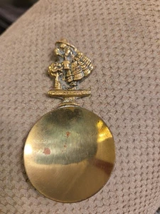 Antico cucchiaino da tè in ottone massiccio parìa made in England tè pomeridiano - Foto 1 di 5