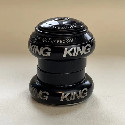 CHRIS KING NoThreadSet 电脑耳机 1 1/8" 黑色 二手状况完好 — 第 1/4 张图片