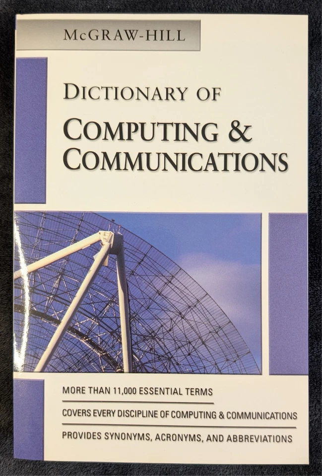 Dictionary of Computing & Communications by McGraw-Hill - BRAND NEW MINT - Image 1 of 4