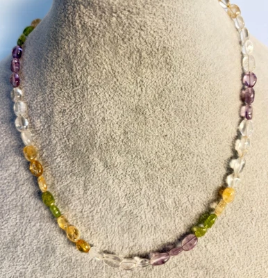 Collana Pietre Mix 1à Scelta Gioiello - Immagine 1 di 3