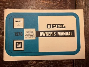 Opel 1976 - Manual del propietario de fábrica - Imagen 1 de 3