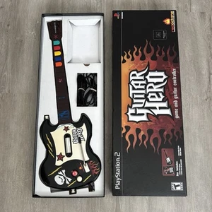 Playstation 2 PS2 Guitar Hero Negro Rojo Octano Gibson Caja Whammy Broken Leer** - Imagen 1 de 24