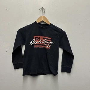 Ralph Lauren 2000s Kids Sweatshirt Size 6 Crewneck Y2K Era - Picture 1 of 3