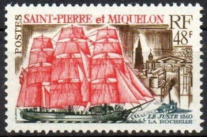 Briefmarke St. Pierre und Miquelon 397 ** neu ohne Scharnier - Bild 1 von 1