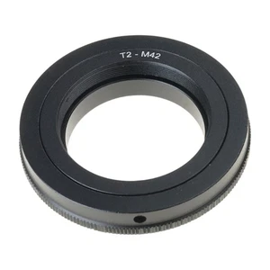 Aluminum Alloy T2 for T Mount Lens Ring Adapter to M42 Screw Body Lens - Picture 1 of 8