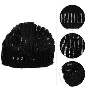 Braided Crochet Braided Wig Caps With Combs Top Elastic Hairnet Wig Caps Women - Picture 1 of 15