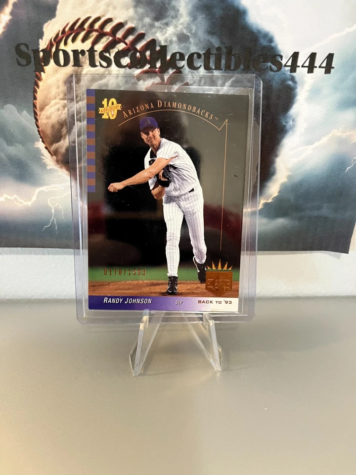 Randy Johnson 2003 SP Authentic 10th Anniversary 170/1993 Arizona Diamondbacks - Image 1 of 1