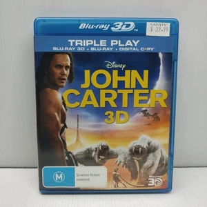 John Carter 3D & 2D Blu-ray Set - Region Free + Free AUS Postage - Picture 1 of 5