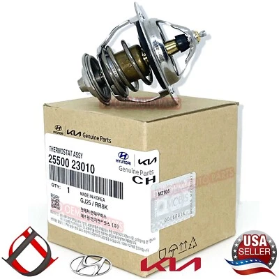 THERMOSTAT GENUINE HYUNDAI ACCENT SONATA SANTA FE TUCSON KIA OPTIMA 2550023010 - Image 1 of 4