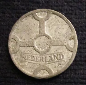 PAÍSES BAJOS, WILHELMINA, OCUPACIÓN ALEMANA, 1 CÉNTIMO 1943, PBBF. - Imagen 1 de 2