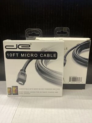 2 Pack - Digital Energy 10 Feet Micro Cable - Image 1 of 2