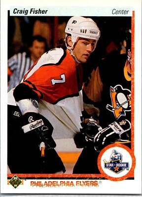 1990-91 Upper Deck Hockey  - #155 Craig Fisher - Image 1 of 2