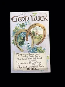 Antique 1910 St Patrick’s Day Postcard Good Luck Posted - Picture 1 of 2