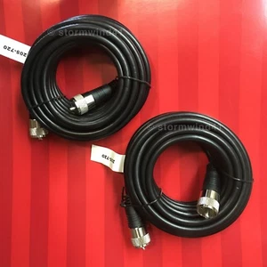 Two-Pack NEW 20 ft RG8X UHF male PL259 antenna Mini-8 coaxial cable *USA Seller* - Picture 1 of 2