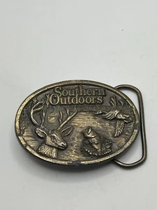 Vintage Southern Outdoors Limited Edition Gürtelschnalle Great American Buckle Co - Bild 1 von 7
