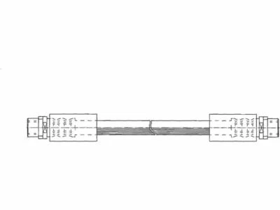 Manguera de freno delantera centrada para Volkswagen Passat 1998-2005 83738PQ 2003 1999 2002 Foto 1 de 2