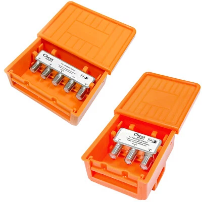 SAT Umschalter DiSEqC Schalter 2/1 Switch 4/1 🔴CHESS🔴 Outdoor LNB Wetterschutz - Bild 1 von 4