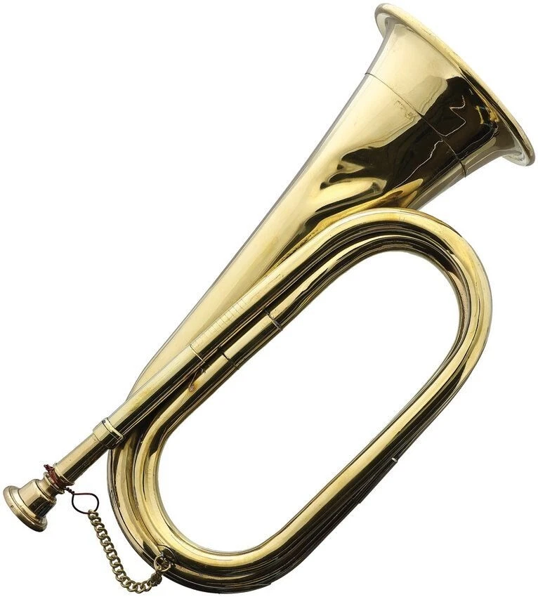 Instrumento Musical General Bugle Latón 11" Metal Duradero y Resiste la Corrosión Foto 1 de 1