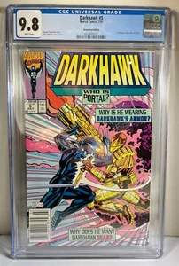 1991 Marvel Comics DARKHAWK #5 Newsstand Edition CGC 9.8 - Picture 1 of 2