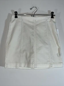 Minifalda Free People Moderna Mujer Pana Cruda Mujer Talla 4 Nueva con Etiquetas - Imagen 1 de 6