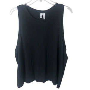 Z By Zella NWT Women's Black Athletic Workout Tank Top Size Large - Picture 1 of 10