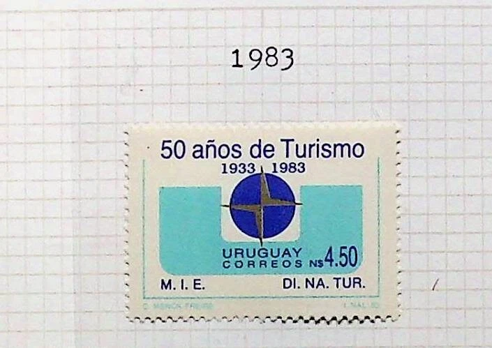 URUGUAY Sc 1161 LH ISSUE OF 1983 - TOURISM - Image 1 of 1