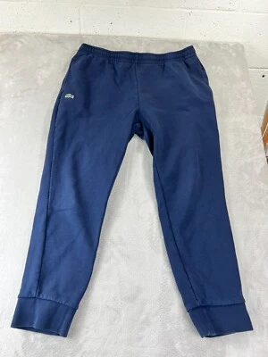 Lacoste Sport Men's Jogger Sweatpants Tennis Fleece Navy Blue 2XL FR 7 Pockets - Image 1 of 4