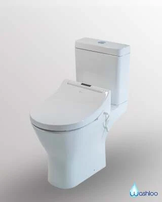 Washloo Ultra DR Smart Toilet Bidet Seat and RAK Resort Maxi Toilet Combo - Image 1 of 4