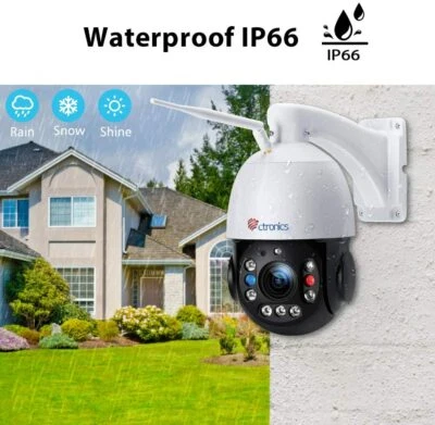 【30X Optical Zoom】 5MP Surveillance Camera Outdoor,360° View Ctronics PTZ Camera - Immagine 1 di 4
