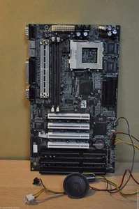 DAEWOO CB57X-TX Super Socket 7 ATX Motherboard, PS/2 Connectors, SD ram, Edo Ram - Picture 1 of 8