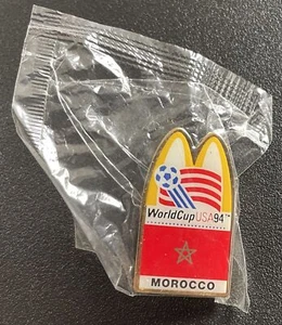 Alfiler de arco McDonalds conmemorativo de la Copa Mundial de Fútbol 1994 - Marruecos 176846 - Imagen 1 de 2
