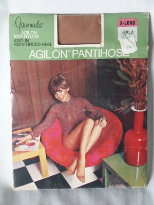 Panti-Manguera Vintage Gaymode Agilon X-Long Gala JCPenney Color Natural Transparente Foto 1 de 4
