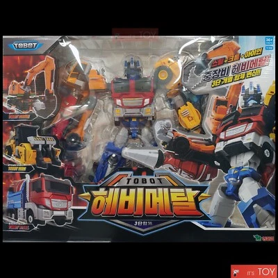 TOBOT HEAVYMETAL Steel Chrome Iron 3-Integration Transfroming Robot Car Toy 2025 - Image 1 of 4