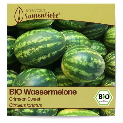 BIO Wassermelonen Samen Sorte Crimson Sweet Gemüsesamen BIO Gemüse Saatgut samen - Bild 1 von 4