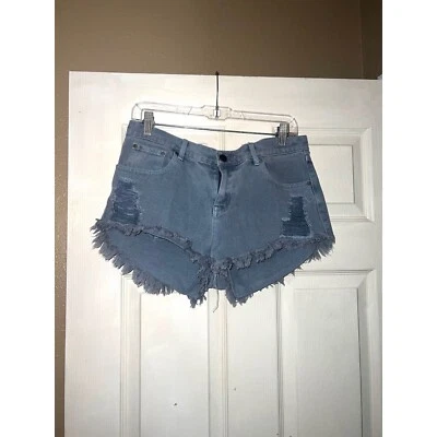 Womens distressed shorts by mustard seed size large - Image 1 of 3