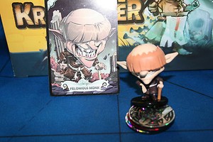 Krosmaster Cemetery Park Felonious Monk Figure w/card & code - Rare English