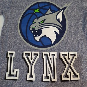 WNBA Minnesota Lynx Herren SMALL BLAU/grau Rundhalsausschnitt T-Shirt 60 % Baumwolle offiziell - Bild 1 von 7