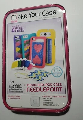 New NEEDLEPOINT iPHONE 4/4S 5/5S IPOD Touch 5/ GALAXY S3/S4 CASE DESIGN 4 CASES - Image 1 of 4