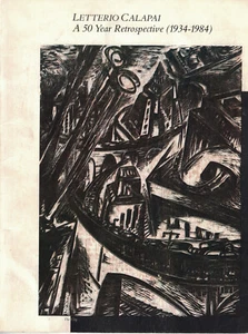 Letterio Calapai - A 50 Year Retrospective (1934-1984) 1989 with TLS - Picture 1 of 2