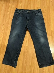 HERREN WRANGLERS BLUE DENIM JEANS GRÖSSE 42 x 30 *ROBUSTE ABNUTZUNG* - Bild 1 von 5