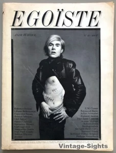Egoïste N° 10: Andy Warhol by Richard Avedon (Rare Lim.Ed. Magazine 1987) - Imagen 1 de 1