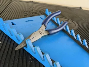 #aq300 Snap-on Tools USA POWER BLUE 6" Soft Grip Needle Nose Pliers 95ACFMB - Picture 1 of 8